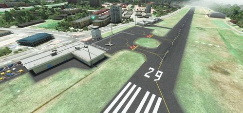 Malaysia WBKD - Lahad Datu, Sabah Airport (unreal)
