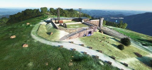 Mont Aigoual with Helipads