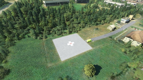 Most hospital helipad