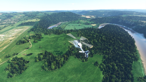 Offa's Dyke by Helicopter