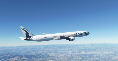 Pakistan International Airlines / PIA "2018 livery" CaptainSim 777-300ER