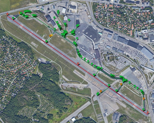 Pilot2ATC Stockholm Bromma Airport ESSB Taxiways and Gates