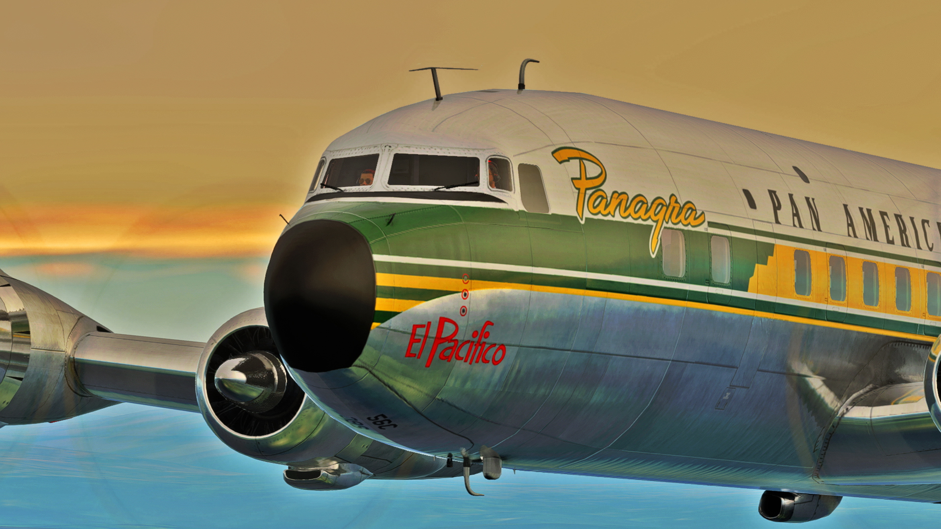 PMDG DC-6B - Pan American Grace Airways (Panagra) - Image 1