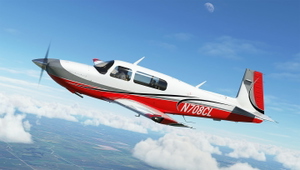 Red / Black / Grey livery for Carenado Mooney thumbnail 2