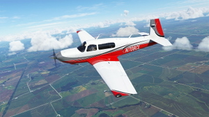Red / Black / Grey livery for Carenado Mooney thumbnail 1