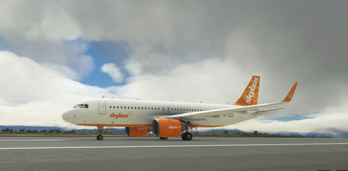 Skybus livery for FBW A32NX