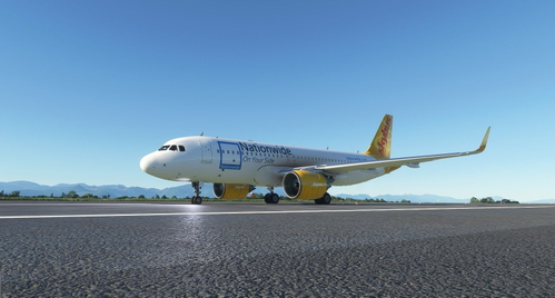 Skybus Nationwide livery for A320neo