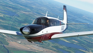 Slate Red Livery for Carenado Mooney thumbnail 2