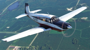 Slate Red Livery for Carenado Mooney thumbnail 4