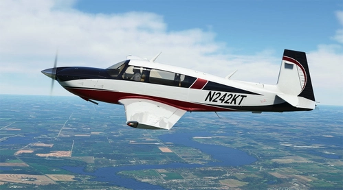 Slate Red Livery for Carenado Mooney