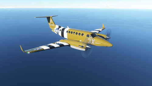 USAAF Invasion Stripes King Air 350i (Request)