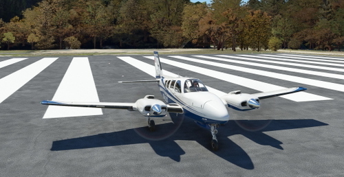 VR Friendly Prop Mod for Asobo Beechcraft Baron 