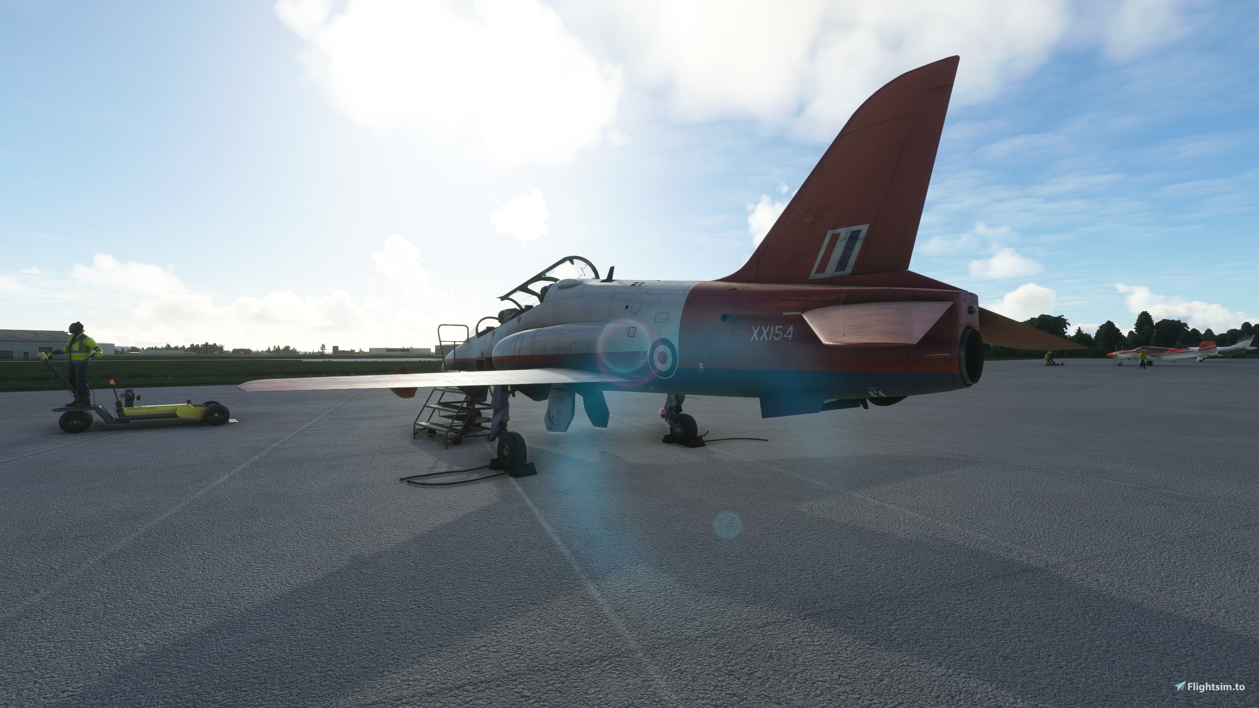 [8K] JustFlight Hawk T.1 - XX154 Raspberry Ripple - MSFS Add-on ...