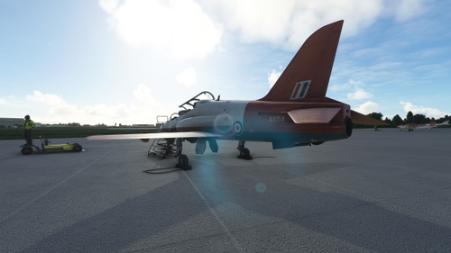 [8K] JustFlight Hawk T.1 - XX154 Raspberry Ripple