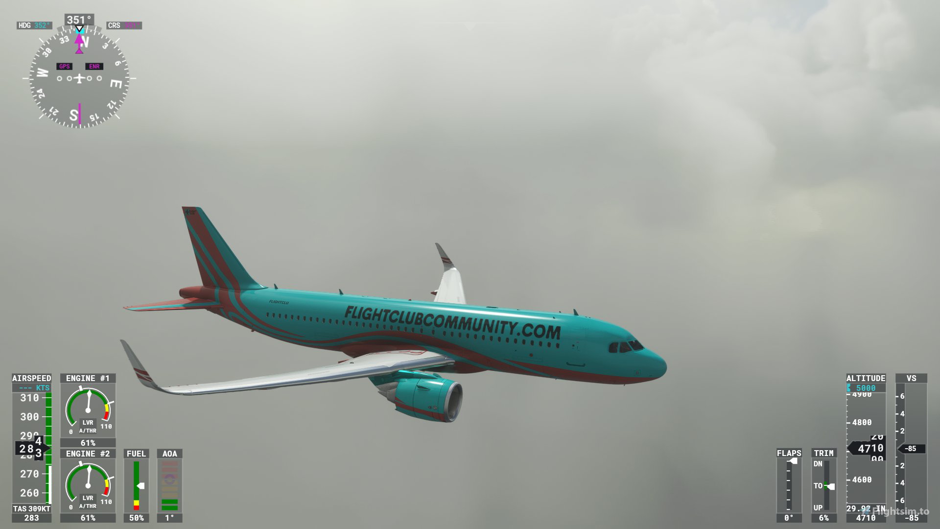 club flight simulator