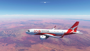 [A32NX] (13bandit) A320neo Qantas Airways [8k] - VH-XZR - "100 Years" thumbnail 4