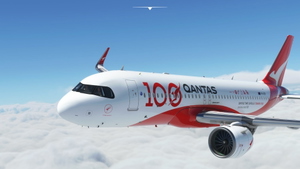 [A32NX] (13bandit) A320neo Qantas Airways [8k] - VH-XZR - "100 Years" thumbnail 1