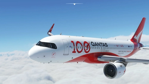 [A32NX] (13bandit) A320neo Qantas Airways [8k] - VH-XZR - "100 Years"