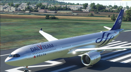 A330-900 delta DAL V TEAM SKYTEAM LIVERY