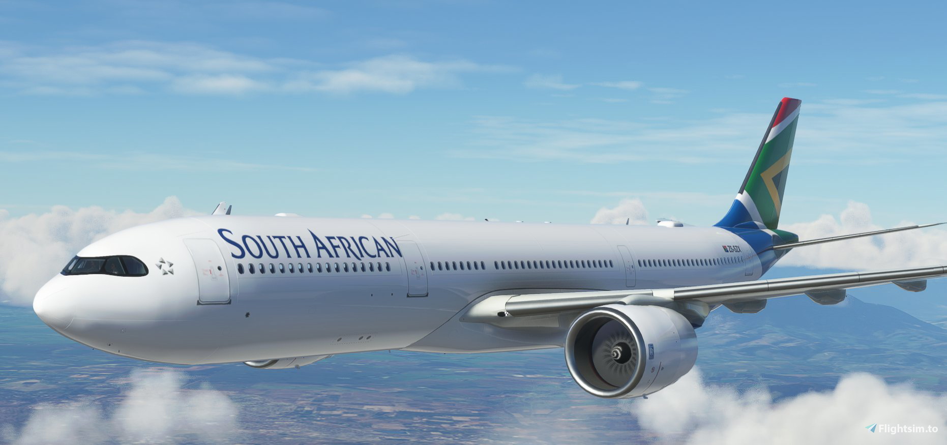 A330-900 South African Airways (concept) [Fictional] - Image 1