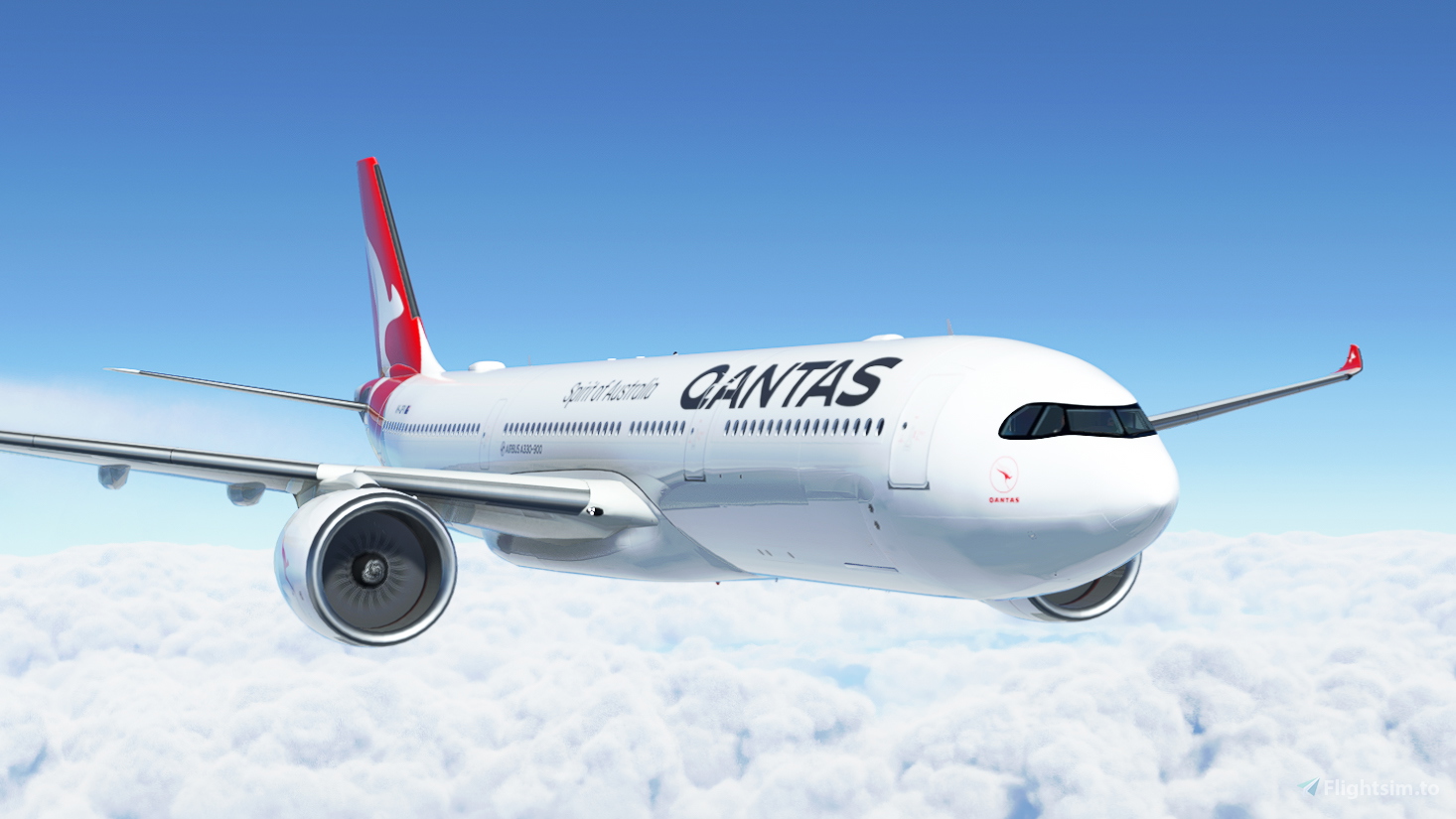 A330-900neo Qantas [8K] - Image 1