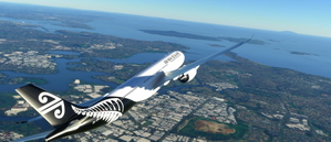 Air New Zealand (Fictional ZK-39N) Plain & All Black Headwind A330neo-900 (Double Livery Pack) [8K] thumbnail 3