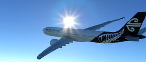 Air New Zealand (Fictional ZK-39N) Plain & All Black Headwind A330neo-900 (Double Livery Pack) [8K] thumbnail 1