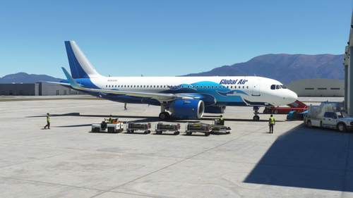 Airbus A32NX Global Air [8K] 
