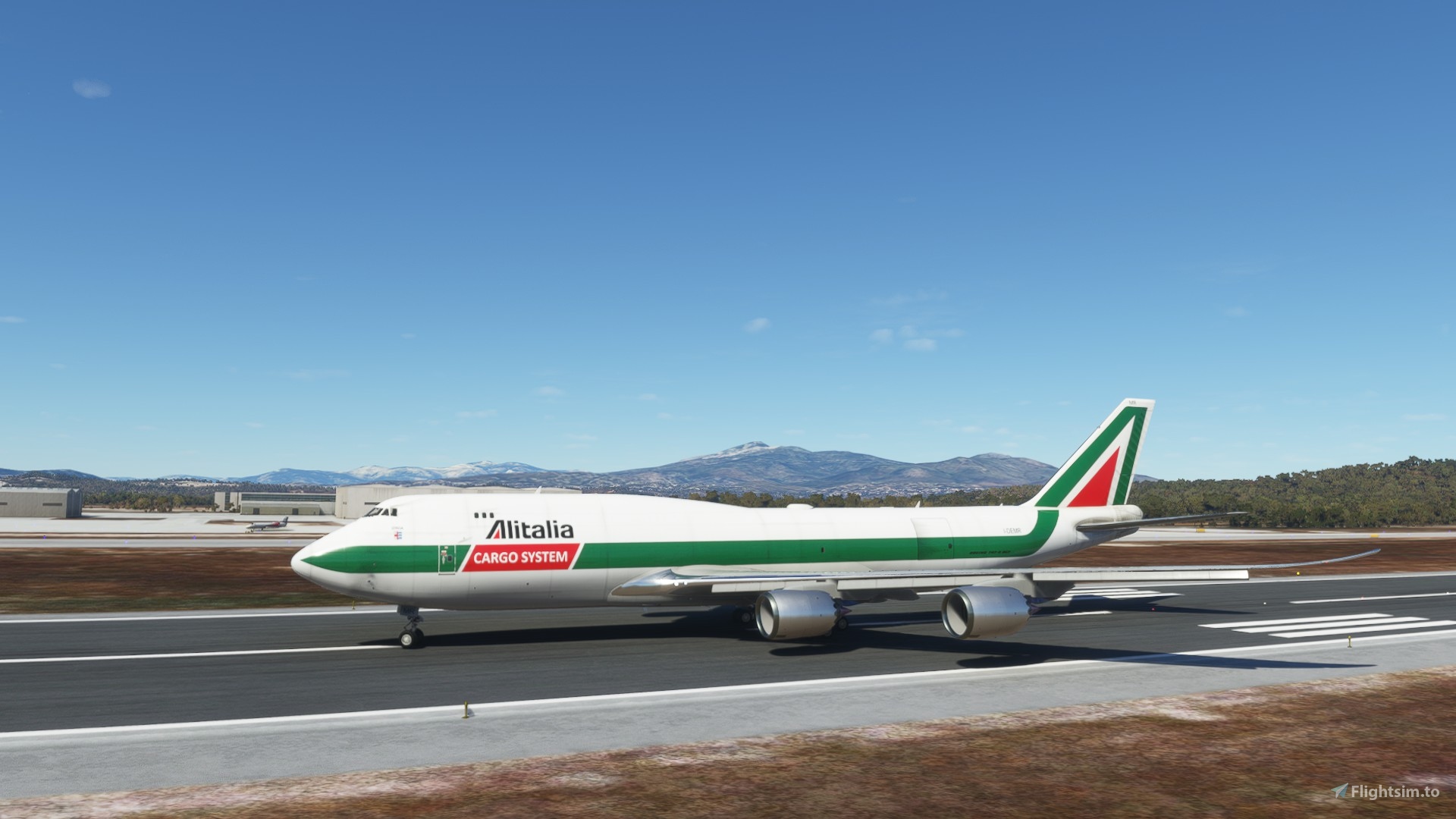 Asobo 747-8 BCF Alitalia Cargo System [No mirroring] for Microsoft 