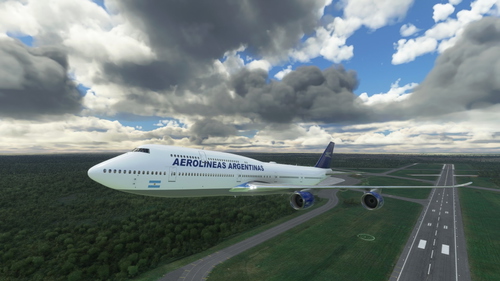 Asobo B747-8i Aerolineas Argentinas LV-ALJ | Fictional | 4K | [No mirroring] | Discontinued