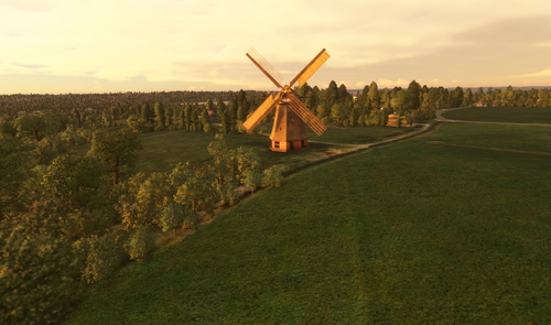 Bembridge Windmill, IOW, England, UK.