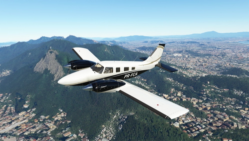 Black and Gold Livery for Carenado Seneca