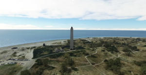 Blåvand Lighthouse - Danish west coast / North sea including WW2 Bunkers on the beach. thumbnail 6