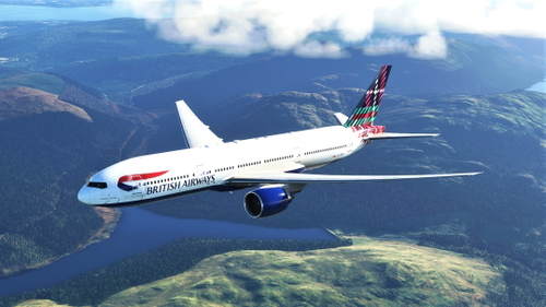 British Airways "Benythone Tartan" (G-YIIR) - CS 772