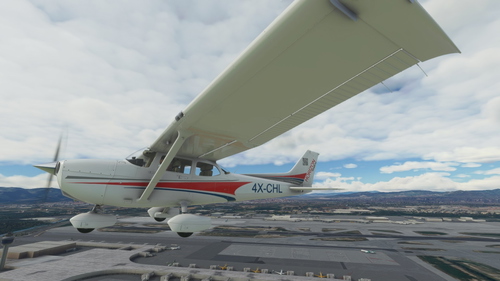 c 172 G1000 4X-CHL livery 