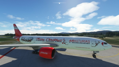Captain Sim 777-200 Air Asturias Christmas Edition 2021