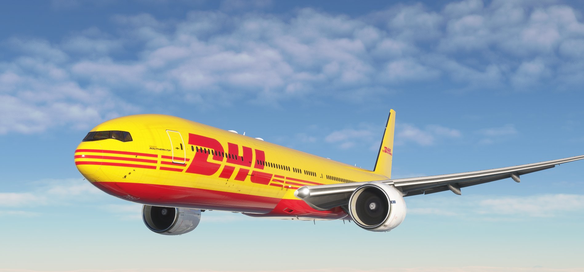 CaptainSim 777-300 - DHL (operated by Southern Air) [8K Fictional