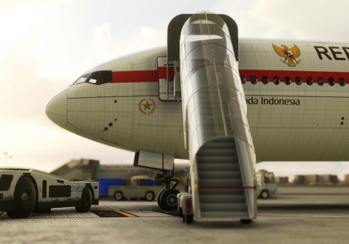 Captainsim B777-300ER Republik Indonesia Livery