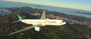 Cathay Dragon/Cathay Pacific (B-HYQ) Headwind A330neo-900 (Triple Livery Pack) [8K] thumbnail 9