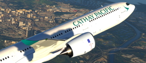 Cathay Dragon/Cathay Pacific (B-HYQ) Headwind A330neo-900 (Triple Livery Pack) [8K] thumbnail 12