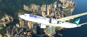 Cathay Pacific "Oneworld" (B-HYQ) Headwind A330neo-900 [8K] thumbnail 2