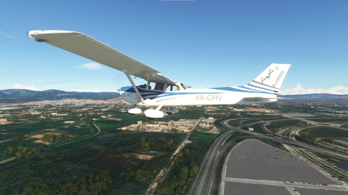  cessna 172 classic 4X-CHV livery 