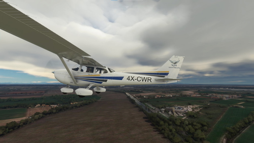  cessna 172 classic 4X-CWR livery 