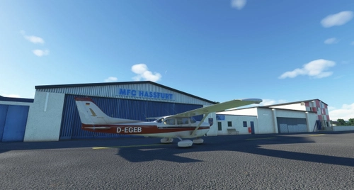 Cessna 172 red livery