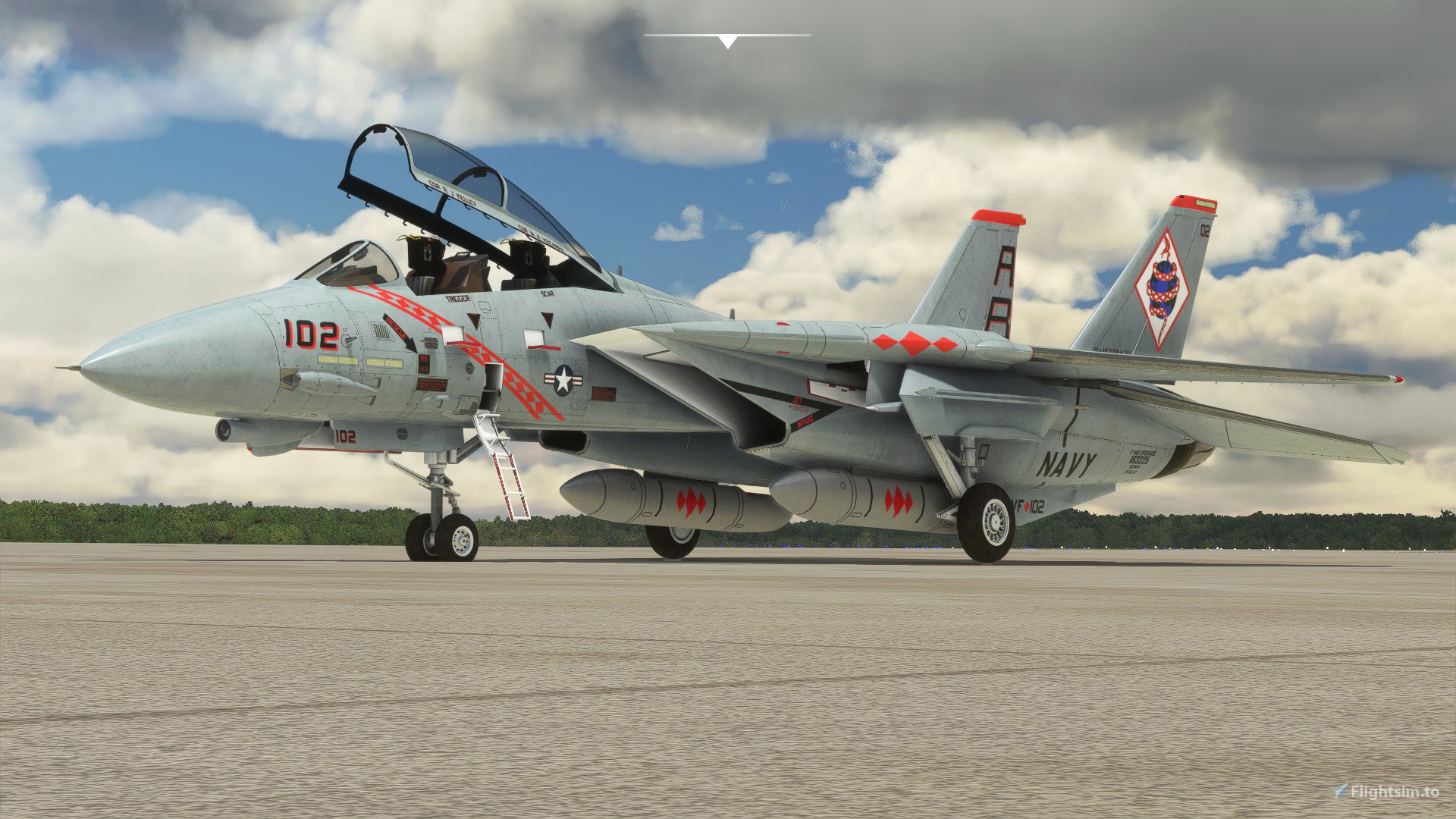 DC Designs F-14 B VF-102 Diamondbacks for Microsoft Flight