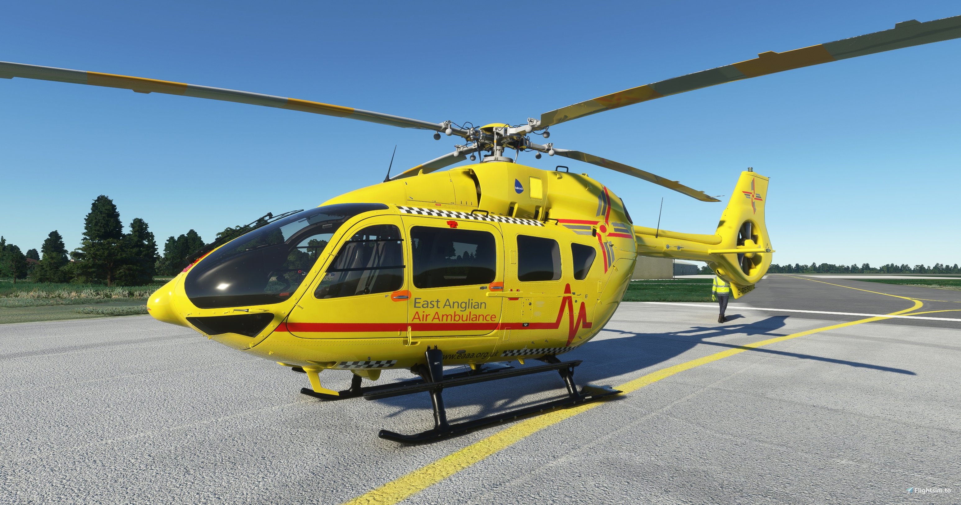 East Anglian Air Ambulance Twin Pack G-HEMC & G-RESU | Airbus H145 | 8K - Image 2