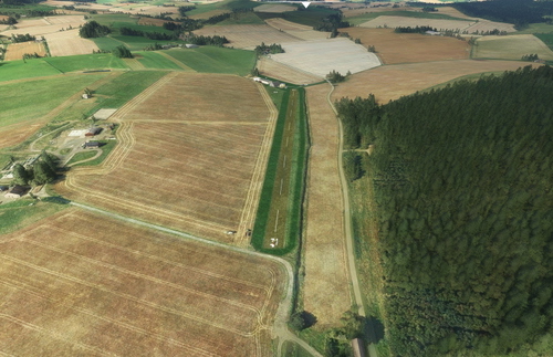 EGIN Insch Gairioch Aero Club Airfield, Scotland, UK.