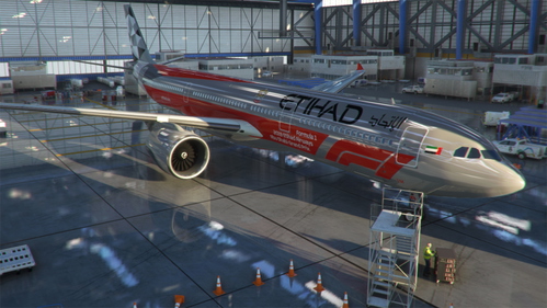 Etihad Formula 1 Livery for A330-900