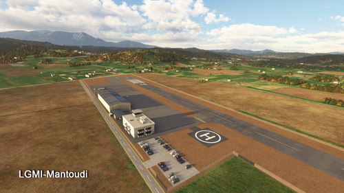 EVIA island fictional airports