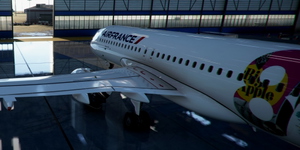 [A32NX] FlyByWire | Airbus A320neo Air France F-HEPG with mask in 8k thumbnail 4